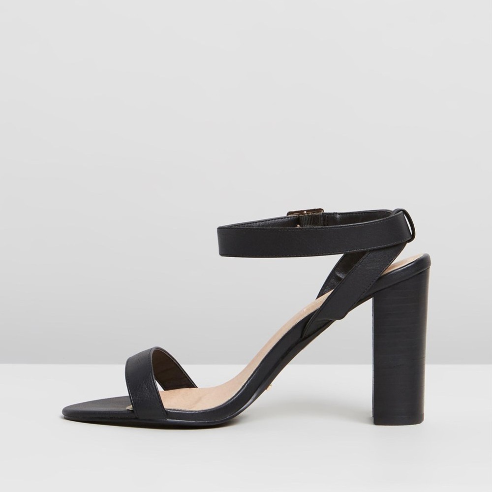 BILLINI | Elena Black Strap Block Heel - Picture 3 of 4
